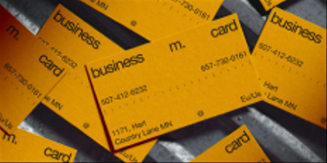 Image of business cards